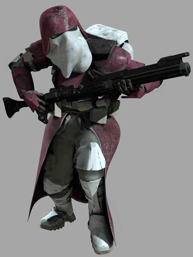 clone trooper red armor